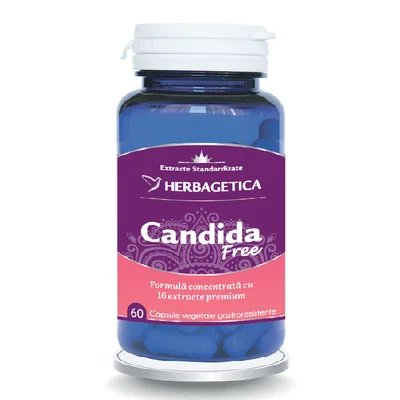 Candida Free, 60 capsule, Herbagetica