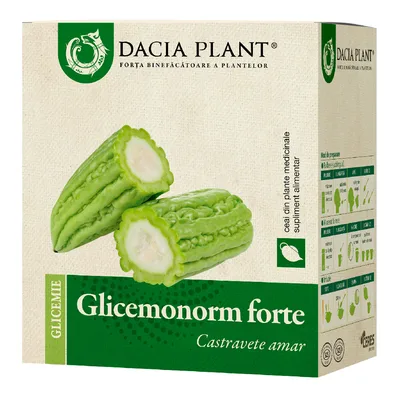 Ceai Glicemonorm Forte, 50g, Dacia Plant