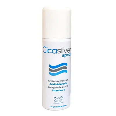 CicaSilver Spray Cicatrizant, 125 ml, Sakura Italia