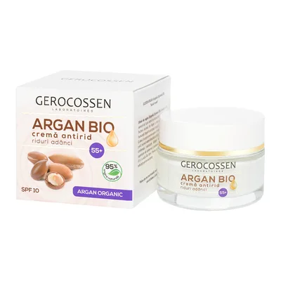 Crema antirid Argan Bio 55+, 50ml, Gerocossen