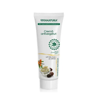 Crema antivergeturi, 250 ml, VivaNatura