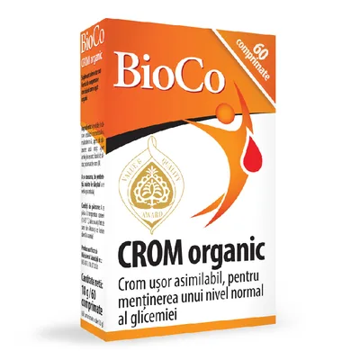Crom Organic, 60 comprimate, BioCo