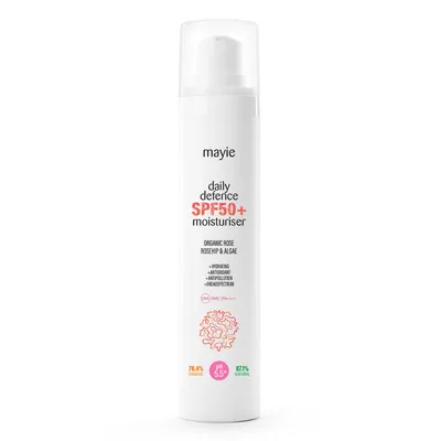 Cremă ultralejeră cu SPF 50+, Daily Defence SPF Moisturiser, 50ml, Mayie
