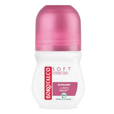 Deodorant roll-on Soft Pink, 50 ml, Borotalco