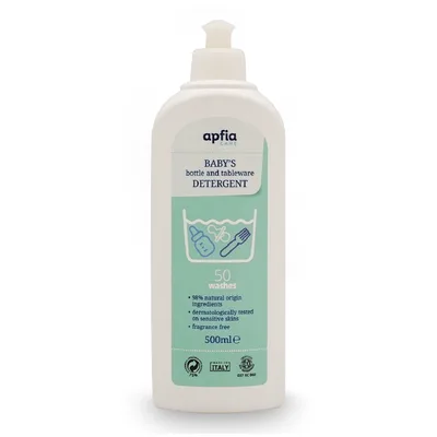 Detergent lichid pentru biberoane si vesela, 500 ml, Apfia Care