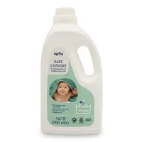Detergent de rufe lichid Eco, pentru bebelusi, fara parfum, 40 spalari, 2L, Apfia Care