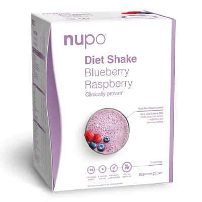 Shake afine si zmeura, 12 portii, Dieta Nupo