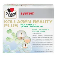 Kollagen System Beauty Plus, 30 flacoane, Doppelherz