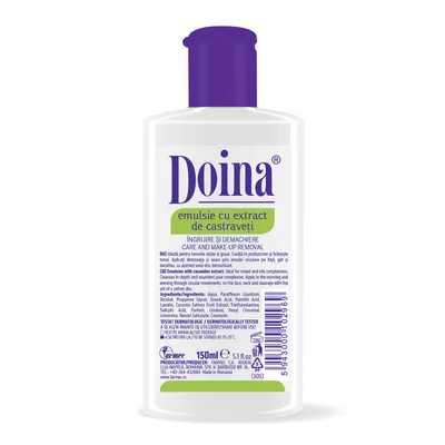 Emulsie cu extract de castraveti Doina, 150ml, Farmec