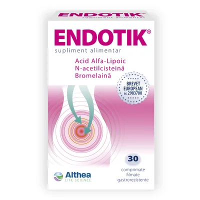 Endotik, 30 comprimate gastrorezistente, Althea Life Science