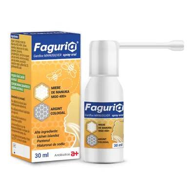 Faguria spray oral, 30 ml, Antibiotice SA