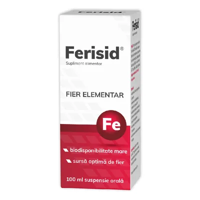 Fier elementar Ferisid, 100 ml, Zdrovit
