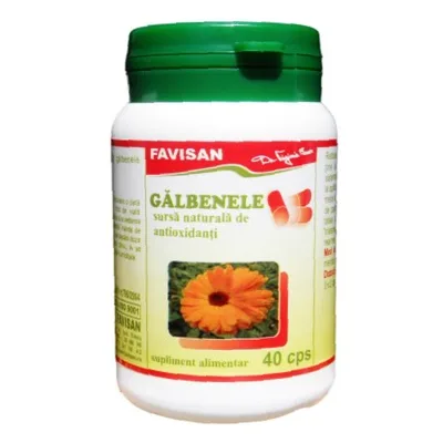 Galbenele, 40 capsule, Favisan