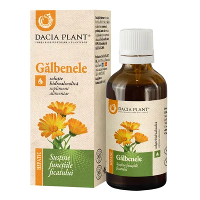 Tinctura de galbenele, 50ml, Dacia Plant