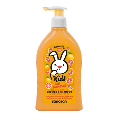 Gel de dus si sampon 2in1, 400 ml, Sanosan