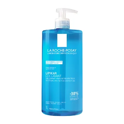 Gel spalare piele sensibila, bebelusi, copii, adulti Lipikar, 1 litru, La Roche-Posay