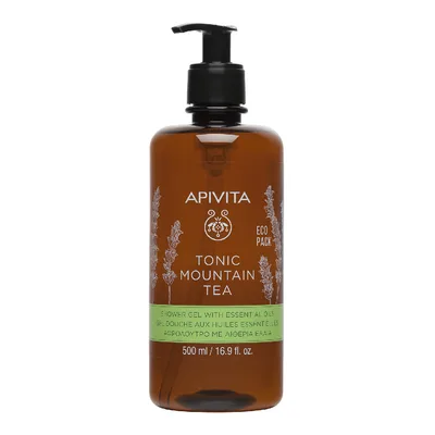 Apivita Gel de dus cu ceai de munte, 500ml