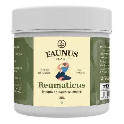 Gel Reumaticus pentru confortul articulatiilor si al muschilor, 250 ml, Faunus Plant