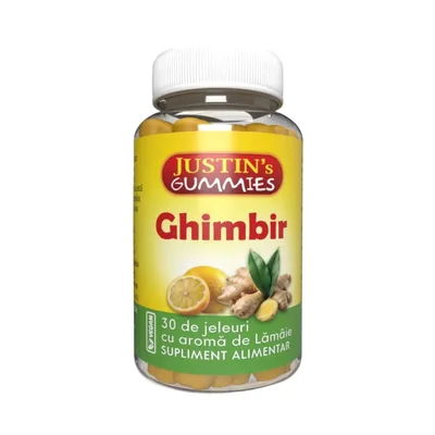 Ghimbir, 30 jeleuri, Justin Pharma