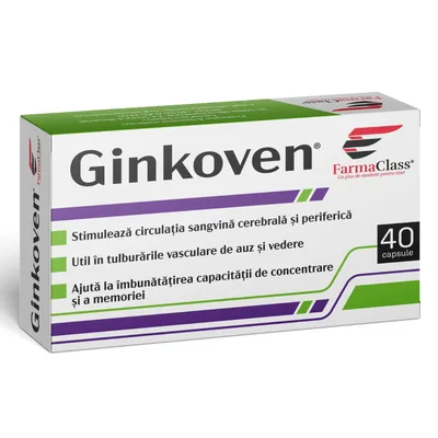 Ginkoven, 40 capsule, FarmaClass