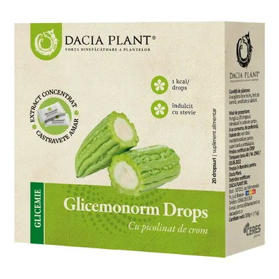 Pachet Glicemonorm, 120 comprimate, Dacia Plant
