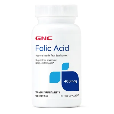 GNC Acid Folic 400 mcg – 100 Tablete