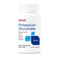 Gluconat de potasiu 99mg, 100 tablete, GNC