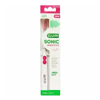 Periuta de dinti Sonic Sensitive Ultra Soft 4101, alb, Sunstar GUM