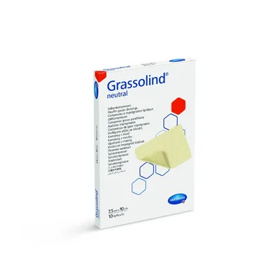 Pansament cu unguent Grassolind 7.5x10cm, 10 bucati, HartMann