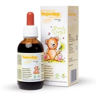 Picaturi orale Hepadep, 50 ml, Dr. Phyto