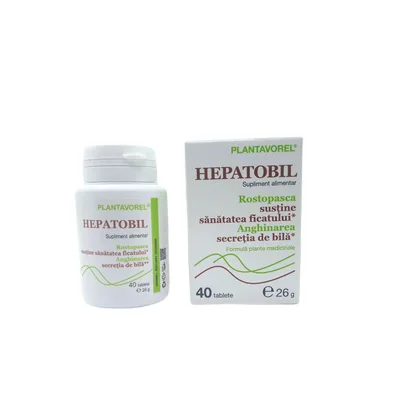 Hepatobil, 40 comprimate, Plantavorel