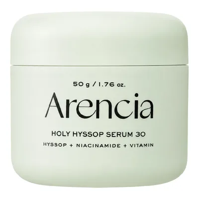 Serum tip gel pentru luminozitate si uniformizare, Holy Hyssop Serum 30, 50 g, Arencia