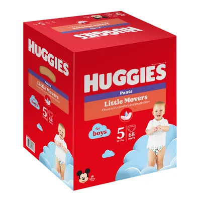 Scutece chilotel, Baieti, Marimea 6, 15-25 kg, 60 bucati, Huggies