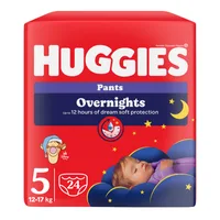 Scutece chilotel de noapte Overnights, Nr.6, 15-25 kg, 22 bucati, Huggies