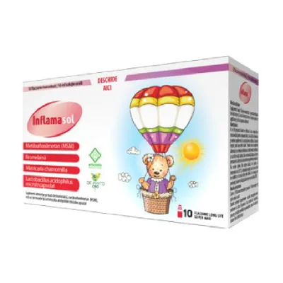Inflamasol solutie orala, 10 ml x 10, Dr. Phyto