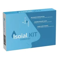 Kit solutie salina pentru nas infundat + nebulizator nazal, Isoial | 15 flacoane x 5 ml