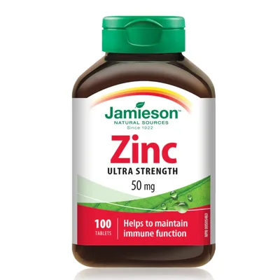 Zinc 50mg, 100 tablete, Jamieson