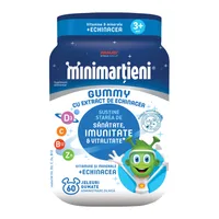 Jeleuri cu extract de echinacea Minimartieni Gummy, 60 bucati, Walmark