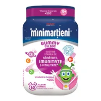 Minimartieni Gummy cu soc, 60 jeleuri, Walmark