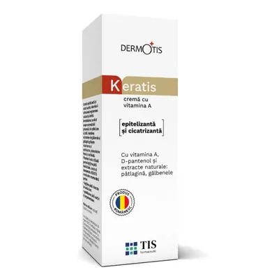 Crema cu vitamina A KeraTis, 20ml, Tis Farmaceutic