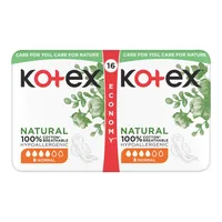 Absorbante Natural Normal, 8 bucati, Kotex