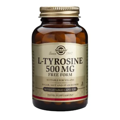 L-Tirozina 500mg, 50 capsule, Solgar