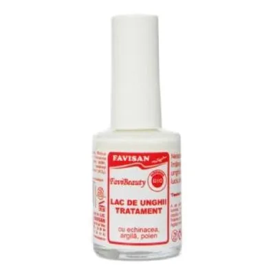 Lac de unghii transparent Tratament, 14 ml, Favisan