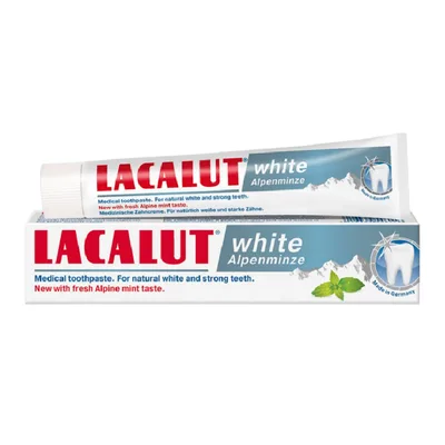 Pasta de dinti White Alpenminze, 75ml, Lacalut