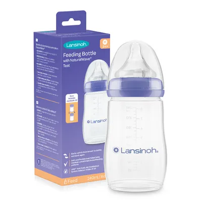 Biberon cu tetina Naturalwave, 160ml, Lansinoh