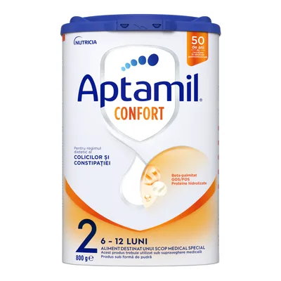 Formula de lapte praf Confort 1, 0-6 luni, 800 g, Aptamil
