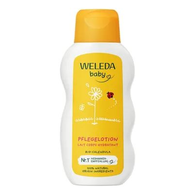 Lotiune de corp cu galbenele Baby, 200 ml, Weleda