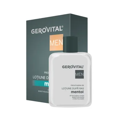 Gerovital Men Lotiune dupa ras cu acid hialuronic, 100 ml
