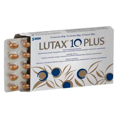 Lutax 10 Plus, 30 capsule Santen