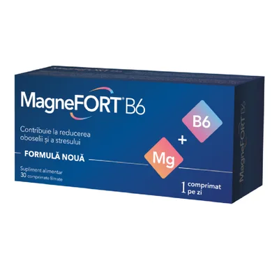 Magnefort B6, 30 drajeuri, Biofarm